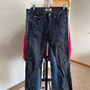 Naked & Famous Selvedge Denim Slim Jeans in Dark Blue
